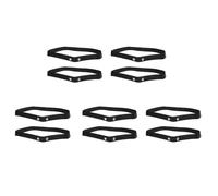 Uikdjgu 10 PièCes Bandes ÉLastiques de Sangle de Poitrine de FréQuence Cardiaque pour Geonaute Ceinture de Poitrine de Capteur de FréQuence Cardiaque