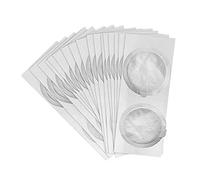 Uikdjgu 100 PièCes SéRies 62 MM Jetable Café Capsule Joints Feuilles CrèMe Mousse Café Filtre Couvercle Autocollant pour Vertuo