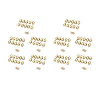 Uikdjgu 100X Connecteur Mâle SMA à Souder Connecteur Coaxial pour Câble Semi-Rigide Rg402 0,141 Pouce, Or