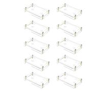 Uikdjgu 10X BoîTier en Acrylique pour ÉCran D'Affichage de 2,8 Pouces Carte de DéVeloppement ESP32 Module LCD TFT avec Coque de Protection Touch WROOM