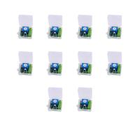 Uikdjgu 10X DC 12V 1CH Relais Récepteur 433MHz Universel sans Fil Télécommande Commutateur 433 MHz émetteur Bouton Module Kit de Bricolage