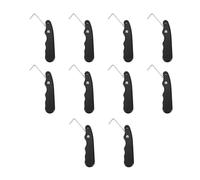 Uikdjgu 10X Pratique Universelle pour Le Rouleau de Figure avec Crochet Étendu Extracteur de Hockey sur Glace Poignée Portable Tendeur de Dentelle de Patin