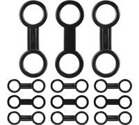 Uikdjgu 12 Pièces Kit de Verrouillage de Sangle de Plongée en Silicone, Clip en Plastique Universel de Plongée, Fixation de Support de Tube de Maintien de Sangle de Tuba et Facile à Utiliser