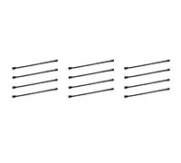 Uikdjgu 12 Pièces Séries 4 Broches PWM Ventilateur Extension Câble de Puissance Connecteur Boîtier Mâle à Câbles D'Extension pour Ventilateur 4 Broches/3 Broches
