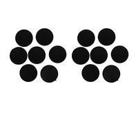 Uikdjgu 12Pcs Joystick Joystick Analogique Remplacement Bouchon Bouton pour 1000 Noir