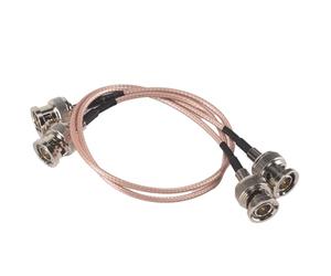 Uikdjgu 2 PièCes 3G HD SDI Câble BNC Câble 30Cm 75 Ohm pour CaméRas éQuipement VidéO Prend en Charge HD-SDI 3G-SDI 4K 8K SDI Câble VidéO