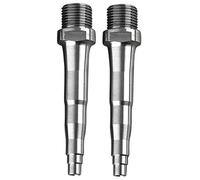 Uikdjgu 2 PièCes VéLo Titanium Spindles Fit pour Zero X1 X2 & Action 78Mm