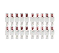 Uikdjgu 20 X Connecteurs RéSeau sans Outil RJ45 CAT6 LAN Câble UTP Prise sans Outils Câble D'Installation Cat5 Cat7 Câble de Raccordement