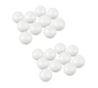 Uikdjgu 20 x Decoration de Modelisme Artisanat Polystyrene Boule de Mousse Sphere 6cm-Blanc