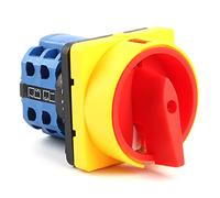 Uikdjgu 20A ÉTEINT ALLUMÉ 4 PôLes DéConnecter les Interrupteurs D'Isolateur LW26GS CA10 48X48Mm Interrupteur à Came Rotative