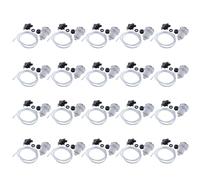 Uikdjgu 20X 16A sur Off Bouton-Poussoir Interrupteur Jet Jet pour Baignoire Baignoire Spa DéChets