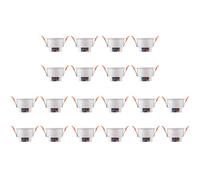 Uikdjgu 20X Capteur de Présence Humaine Tuya ZigBee MmWave avec Détection de Radar à Micro-Ondes de Luminance Capteur de Mouvement PIR Celling Mount