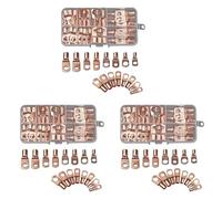 Uikdjgu 210 Pièces Anneau de Connecteur de Cosse de Fil SC6-25 Connecteurs en Cuivre Câble Nu Kit de Connecteur de Borne à Sertir Électrique