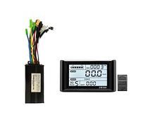 Uikdjgu 24V 36V 48V 500W 750W Trois Modes 9 Tubes 26A Contrôleur Throttle Brake Kit avec LED SW900 Display E-Bike Parts