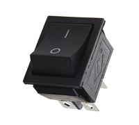 Uikdjgu 28x21mm AC 250V 16A 4 Broches I/O 2 Positions DPST Interrupteur a bascule