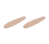 Uikdjgu 2pièces 22 Pouces Planche à roulettes Vierge 55.5X15 cm érable Banane Coulissante Croisière Patinage Rocker Board Bricolage Plate-Formes