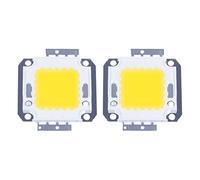Uikdjgu 2X 50W 3800LM LED Chip Ampoule Lampe Blanc Chaud Haute Puissance DIY