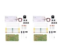 Uikdjgu 2X 76MHz-108MHz Module Récepteur Radio FM Stéréo FM Bricolage Kit de Soudure électronique Circuit PCB Carte Projet de Pratique de Soudure