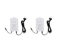 Uikdjgu 2X Alimentation sans Interruption 12 V-2 A pour WiFi, Routeur, Modem, Caméra de Sécurité, Mini UPS, Protection de Batterie de Secours, Prise UE