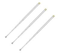 Uikdjgu 2X Antenne pour La Radio FM 5 Sections Telescopiques 307mm 12 Pouce