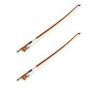 Uikdjgu 2X Archet de Violon 1/2 Chic et Professionnel Archet Marron pour Violons avec Accessoires de Violon de Qualité SupéRieure, Pratiques et Robustes