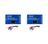 Uikdjgu 2X BC-4S15D Batterie Lipo Li-ION Balance Chargeur DéTecteur de Tension LCD Affichage NuméRique Balance Chargeur pour Batterie RC