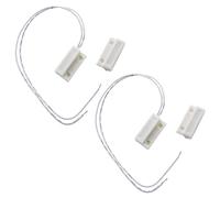 Uikdjgu 2X Blanc Porte Fenetre Contacts Capteur D'Interrupteur A Lame Magnetique