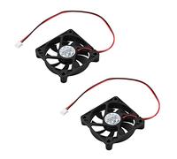 Uikdjgu 2X Boitier PC de bureau DC 12V 0.16A 60mm 2 Pin Refroidisseur Ventilateur