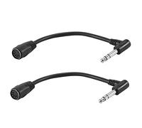 Uikdjgu 2X CÂBle MIDI, 5 Broches Din vers 6.35mm (1/4 Pouce) Câble D'Extension Audio Stéréo TRS Mâle