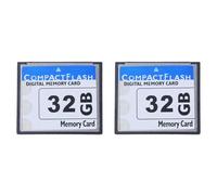 Uikdjgu 2X Carte MéMoire Compact Flash Professionnelle de 32 Go pour Appareil Photo, Machine Publicitaire, Carte Informatique Industrielle