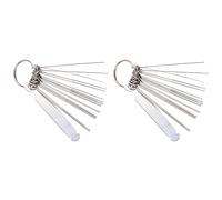 Uikdjgu 2X Guitare Ecrou Rainurage Pont Epingle Trou Fente Fichier Trousse de de Scie Luthier