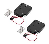 Uikdjgu 2X la Serrure Magnétique électrique de 12V 2A 150KG / 330Lb échoue Les Boîtes de Cabinet de SystèMe