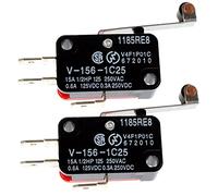 Uikdjgu 2X Mini Fin de Course de Longue Charniere Levier A Galet Bras SPDT Declic LOT -
