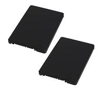Uikdjgu 2X Mini Pcie Msata Ssd A Carte D'Adaptateur Sata3 de 2.5 Pouces avec ÉTui ÉPaisseur de 7 mm Noir