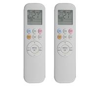 Uikdjgu 2X Nouveau Remplacement de Télécommande YKR-T/011E pour Télécommande de Climatiseur AUX, Blanc