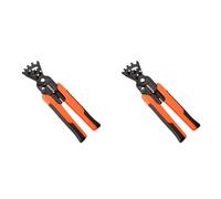 Uikdjgu 2X Pince à DéNuder 5 en 1, Pince Multifonctionnelle pour Cintrer les Fils, Outil de Pliage pour ÉLectricien, Artefact de DéNudage, BoîTe ÉLectrique
