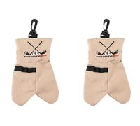 Uikdjgu 2X Porte-Sac de Rangement pour Balles de Golf Ce Cadeau de Golf Amusant Ne Manquera Pas de Faire Rire Rangez Vos Accessoires de Golf, Marron