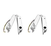 Uikdjgu 2X Serrure à Pêne Dormant électrique 4 Fils DC12V Serrures à Mortaise électroniques Serrure de Porte en Bois Serrure de Porte Lron