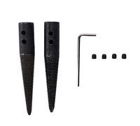 Uikdjgu 3 PièCes / 1 Ensemble Adaptateur de Broche Conique de Bielle de Polissage Fileté pour Roue de Polissage de Polissage de Tampon de Banc