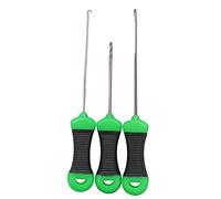 Uikdjgu 3 Pieces Kit de Peche en Plein air Aiguilles D'appat Outil de greement pour Les terminaux de greement Boilie pour la Fabrication de greement de carpes Accessoires pour Outils de Peche