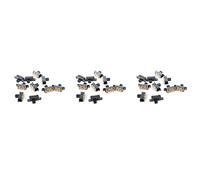 Uikdjgu 30 Pcs SS22F25-G7 2 Position DPDT 2P2T Panneau Mini Interrupteur A Glissiere Solder Lug