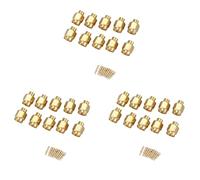 Uikdjgu 30X Connecteur Mâle SMA à Souder Connecteur Coaxial pour Câble Semi-Rigide Rg402 0,141 Pouce, Or