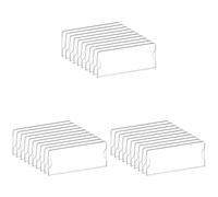Uikdjgu 30X Support de Plaque SignaléTique en Acrylique Premium, 2 X 8 Pouces, Cadre de Support Panneau en Plastique Acrylique Transparent, Plaques Nominatives Murales pour Bureau