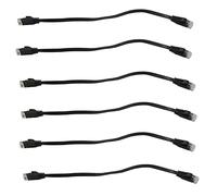 Uikdjgu 36 Pcs Câble Plat de RÉseau Internet Plat de 1 Ft Solide Fil À Haute Vitesse de LAN de PiÈce RapportÉe