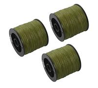 Uikdjgu 3pièces 500M 30LB 0.26mm Peche Ligne Forte Tresse PE Vert 4 Brins