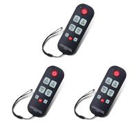 Uikdjgu 3X A-TV10 Télécommande TV pour Seniors Contrôleur Universel Télécommande Simple Etanche avec Lumière LED pour Les Modèles de Téléviseurs