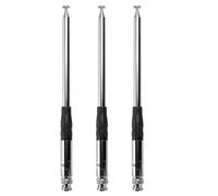 Uikdjgu 3X Antenne 27Mhz Antennes TéLescopiques/à Tige HT de 9 Pouces à 51 Pouces pour Radio CB Portable/Portable avec Connecteur BNC