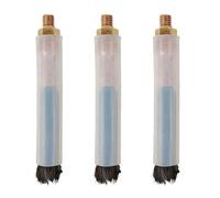 Uikdjgu 3X Brosse de Nettoyage de Soudure en Fibre de à Filetage M10 Utilisée pour Nettoyer Les Soudures en Acier Passivées et Polies Après Une Soudure TIG Ou MIG