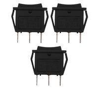 Uikdjgu 3X Composant Logiciel Enfichable de AC15A/250V 20 A/125 V 3 Pin SPDT ON-OFF-ON 3 Position Interrupteur A Bascule