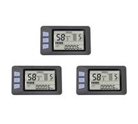 Uikdjgu 3X P3H LCD Affichage Compteur Tableau de Bord 24V 36V 48V 60V Vélo ÉLectrique Compteur Panneau D'Affichage pour Scooter ÉLectrique (5PIN)